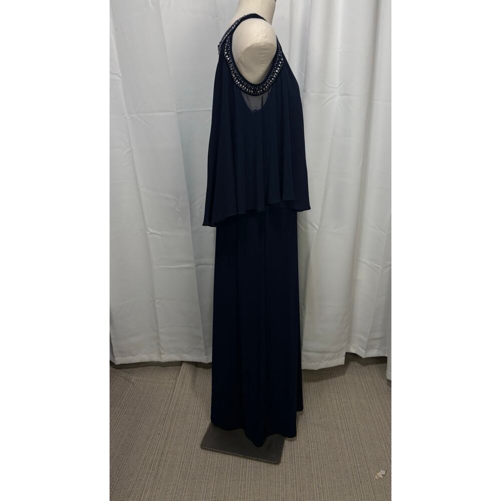 NWT Alex Evenings mother of the bride groom, navy dress size 16 - Picture 12 of 16